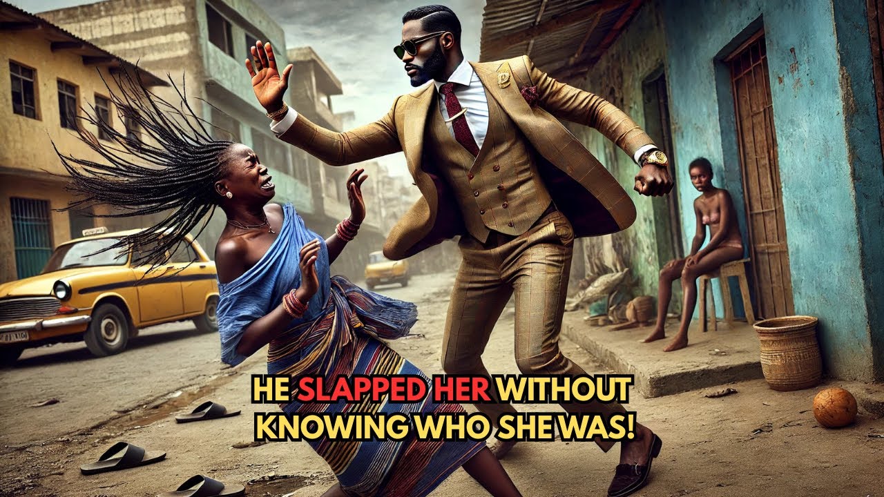 A Billionaire Slapped a Poor Girl In Public Without Knowing Who She Was!